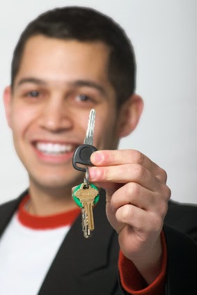 Man being a designated driver during holidays