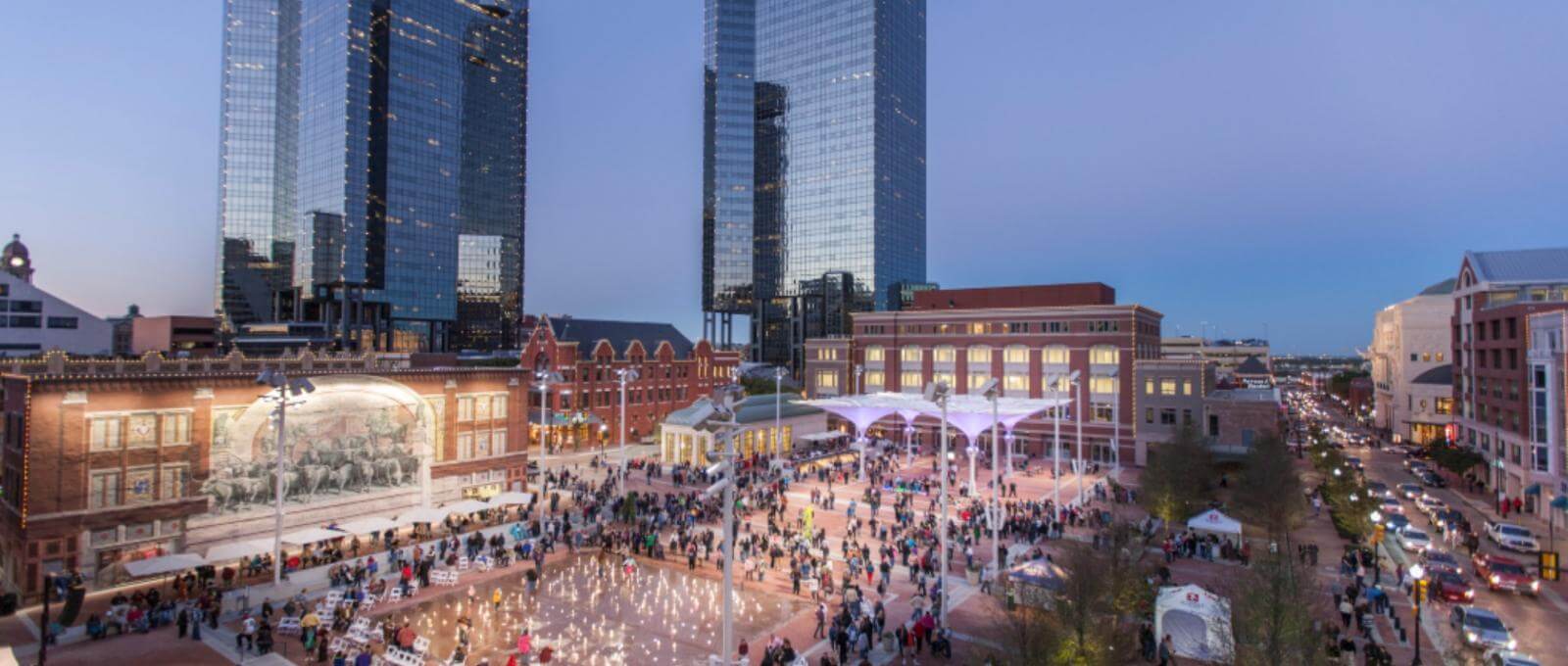 a cityscape shot of Fort Worth