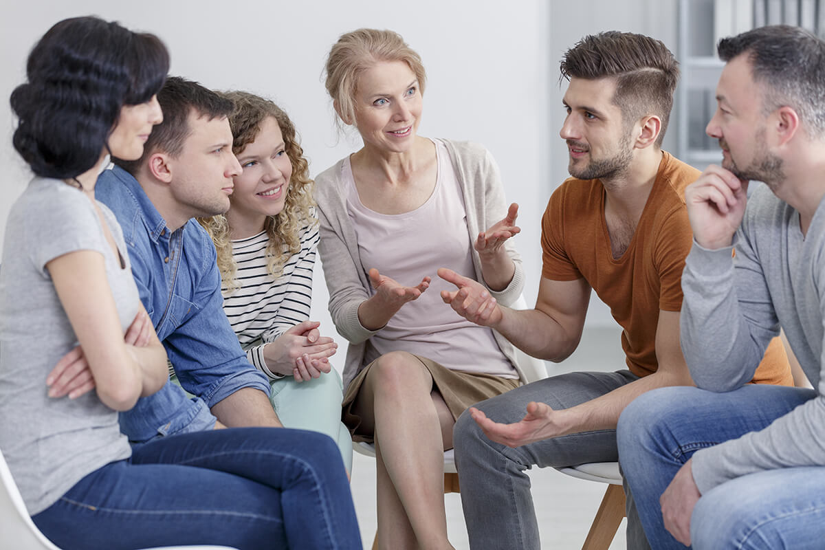 Man asks his therapy group what is IOP?