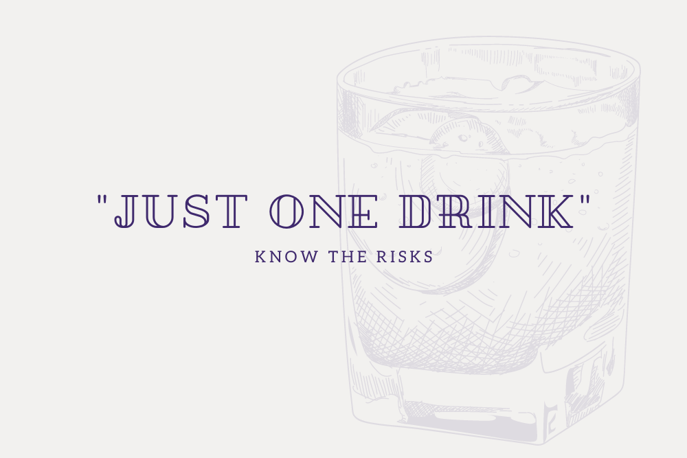 just one drink image
